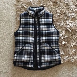 Plush, heavy-weight full-zip vest